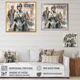 thumbnail image 4 of DESIGN ART Designart "Mid Century Female Fashion I" Fashion Woman Canvas Prints 36 in. wide x 36 in. high, 4 of 5