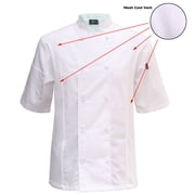 Chef Code Cool Breeze Side Vent Chef Coat, White, M