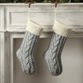 thumbnail image 4 of QualitChoice Sacs Cadeaux Tricotés à la Main Trésors de Noël Fil Lourd - Doublure Douce. Type Net m, 4 of 6