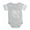 Heather Gray, variant on CafePress - Gothic Skull Initial N - Cute Infant Baby Football Bodysuit