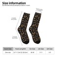 thumbnail image 2 of Balery Christmas Cookie Reindeer Calcetas Largas con Estampado para Hombre y Mujer – Suaves y Transpirables, Talla Única (US 5-11), 2 of 6