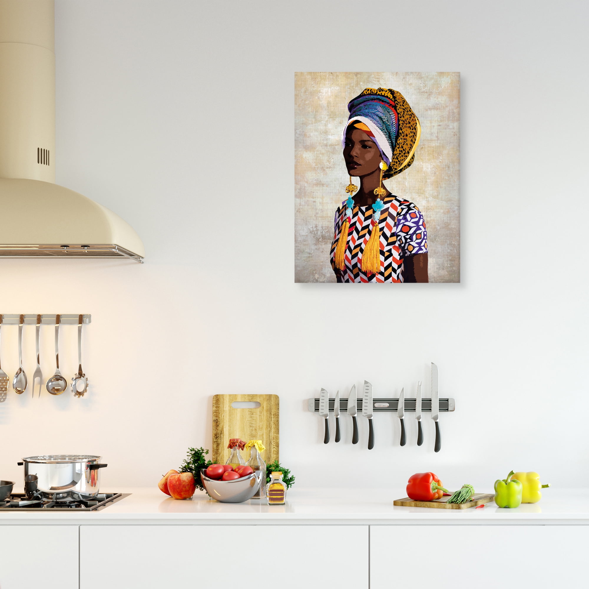 Chic Portrait Fari by Mark Chandon Canvas Art Print
