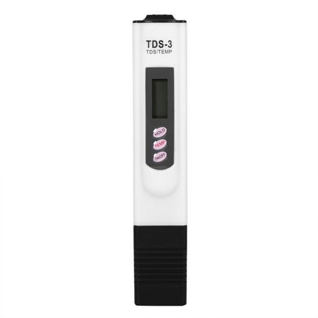 Yosoo Digital LCD Water Quality Testing Pen Purity Filter TDS Meter Tester 0-9990 PPM Temp Portable, Water TDS Meter Tester Pen,TDS Meter