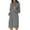 Dark Gray, variant on Outfmvch Hoodies Womens Hoodies Womens Autumn And Winter Loose Solid Long Hooded Dress With Pocket Zip Up Hoodie Women Black L