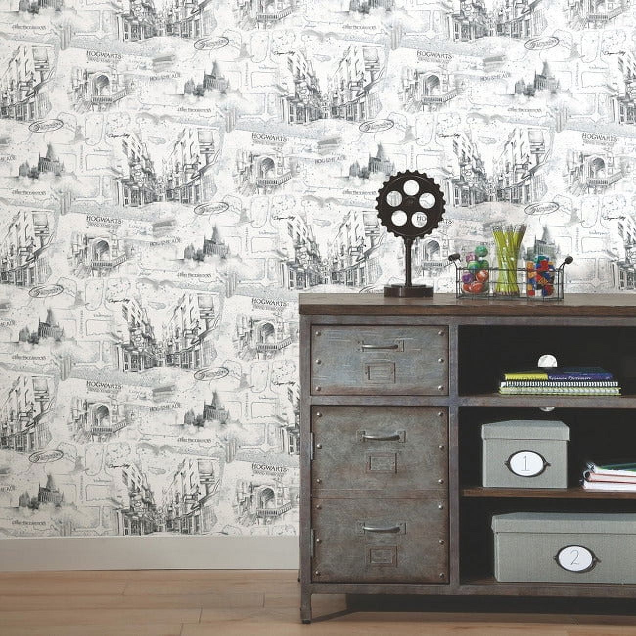 Harry Potter Map Peel and Stick Wallpaper