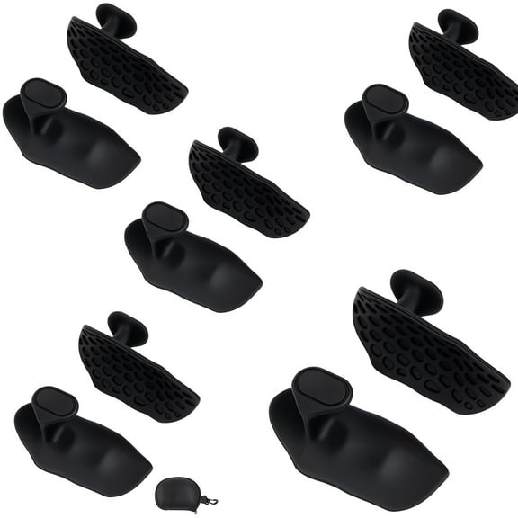 Fingerless Lifting Grips for Men & Women | Palm Protection Pads for Deadlifts, Rowing | Anti-Slip Rubber Gym Grips