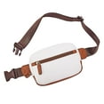 thumbnail image 4 of Segolike Belt Bag Handbag Everywhere Shoulder Purse Fashionable Tote Fanny Pack for Women White, 4 of 8