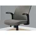 thumbnail image 5 of Monarch Specialties Office Chair, Swivel, Ergonomic, Armrests, Computer Desk, Work, Grey Mesh, 5 of 12