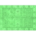 thumbnail image 1 of Ahgly Company Indoor Rectangle Abstract Emerald Green Modern Area Rugs, 8' x 12', 1 of 4