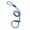 Blue, variant on Moonsky Heavy Duty No-pull Pet Slip Lead Leash Adjustable Training Rope 0.24in Nylon Dog Leash for Outdoor Walk, Black