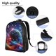 thumbnail image 5 of Disketp Outer Space Floating Numbers And Letters Mochila Unisex de Apertura Lateral Completa, Mochila para Laptop para Escuela, Trabajo y Viajes, 5 of 8