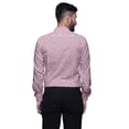 thumbnail image 4 of BESTMAN Cotton Formal Shirts For Men Slim Fit Printed Full Sleeve Shirts For Men, 4 of 5
