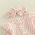 thumbnail image 6 of WIBACKER Baby Girls' Sleep and Play Pajamas Cotton One-Piece Footies Romper Jumpsuit Zip Front Pjs, 6 of 8