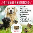 thumbnail image 6 of Charlee Bear Grain Free Meaty Bites Freeze Dried Dog Treats with Probiotics, Puppy Training Snacks, Soft Dog Bites Chicken with Blueberries, 2.5 oz Bags (2), Made USA, 6 of 10