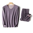 thumbnail image 1 of Conjunto de ropa interior térmica para hombre, calzoncillos largos con forro polar suave, capa base cálida para invierno en la parte superior e inferior, 1 of 6