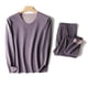 thumbnail image 1 of Conjunto de ropa interior térmica para hombre, calzoncillos largos con forro polar suave, capa base cálida para invierno en la parte superior e inferior, 1 of 6