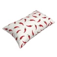 thumbnail image 3 of Disketp Pillow Covers Chili Pattern Throw Pillow Case Cushion Covers,Cushion For Bedroom,Couch,Home-14"X20", 3 of 8