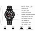thumbnail image 7 of Mens Chronograph Waterproof Sports Analog Quartz Silicone Band Fashion Wrist Watch for Men, 7 of 7