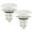 White, variant on Gallickan Sink Drain Stopper, 2-Pack Ceramic Pop-Up Bathtub Plug 1.3-1.6 Inch Fit, Universal Bounce Core Replacement, White
