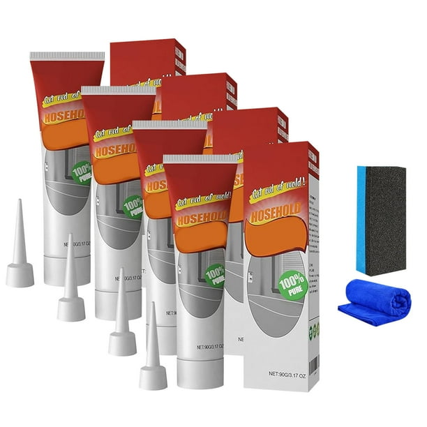 Gel removedor de limpiadores domésticos de alta penetración Adecuado para huecos de azulejos de baño y cocina Limpieza de paredes Fórmulas seguras que no dañan las superficies Gel eliminador de moho