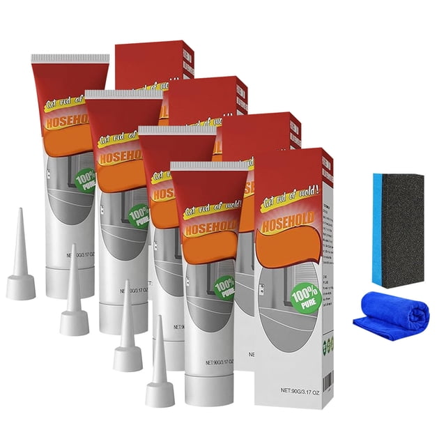 Gel removedor de limpiadores domésticos de alta penetración Adecuado para huecos de azulejos de baño y cocina Limpieza de paredes Fórmulas seguras que no dañan las superficies Gel eliminador de moho