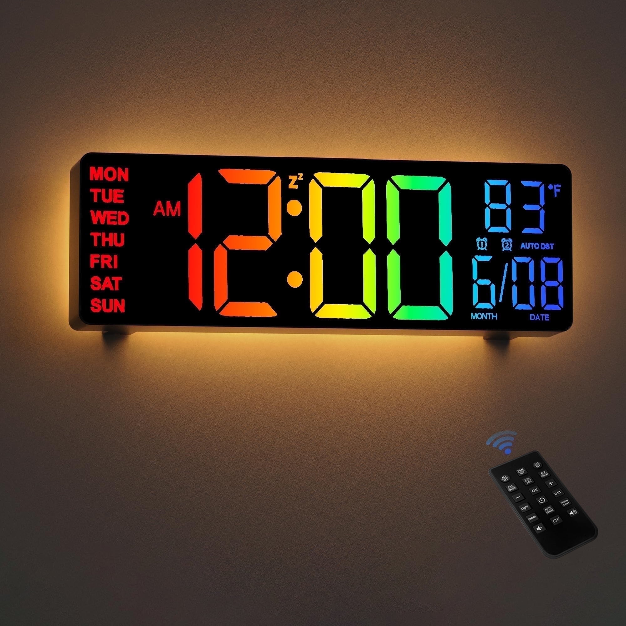 Tech Tools Shake-N-Wake Silent Vibrating Alarm Clock, White, Wristwatch  Style