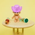 thumbnail image 2 of KAKOWELY 20 piezas de sombrero de vaquero en miniatura para muñeca, sombrero de vaquero decorativo, pequeño sombrero de vaquera de plástico, 2 of 4