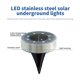 thumbnail image 5 of Luzes Solares Al Aire Libre,Luz de Enchufe de Tierra Enterrada de Acero Inoxidable Ip68,Decoración Solar de Patio de 101x8.6x8.6cm Decoraciones Al Aire Libre de Caída, 5 of 9