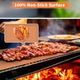 thumbnail image 4 of 7-Pack Non-Stick Grill Mats - 15.75x13 Inch Reusable BBQ Mats for Gas, Charcoal & Electric Grills, PFOA-Free & Easy to Clean, 4 of 7
