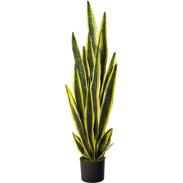 Nearly Natural P1675 4 Pi Sansevieria Plante Artificielle