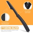 thumbnail image 2 of MORGLES 7PCS Tweezers Set, Stainless Steel Eyebrow Tweezers with Curved Scissors, Razor & Brush for Ingrown & Facial Hair, Travel Case, Black, 2 of 7