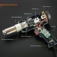 thumbnail image 4 of 2000W Heat Gun,Hot Air Gun Kit,Temperature Settings with 4 Nozzles for Crafts,Shrink Wrapping/Tubing,Paint Removing, 4 of 6