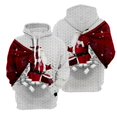 thumbnail image 4 of Sudadera con capucha navideña para hombre, con estampado 3D de animales, gatos, pared rasgada, sudaderas con capucha y sudaderas de manga larga, 4 of 4