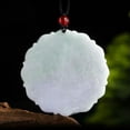 thumbnail image 6 of GKNET Natural Grade A Jade Jadeite Men Women Lucky Special Phoenix Round Pendant, 6 of 7