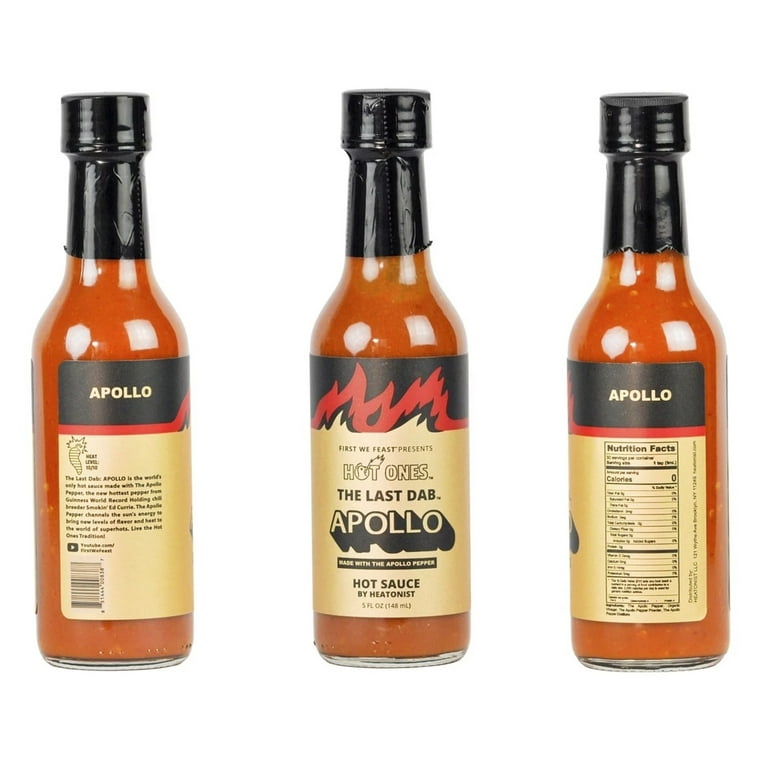 Hot Ones Hot Sauce Party Pack, 5 Ounce (Pack of 5) 