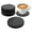 round, variant on 2 Pieces Round Slate Coasters Bulk, 4 x 4 Inch Black Stone Coasters Drink Coasters Bar Coasters Cup Coaster with Anti Scratch Bottom for Drinks Table Kitchen Bar Home