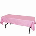 thumbnail image 3 of BalsaCircle 6 Pieces 60" x 102" Pink Rectangle Polyester Tablecloths Table Cover Linens, 3 of 6