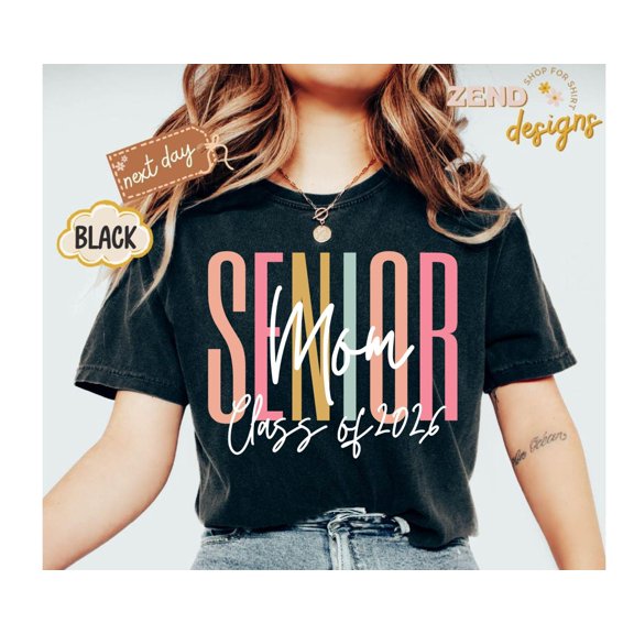 Sam Soft Senior Mom Graduation Shirt, Senior Mom Shirt, Mom Gifts, Graduation Mom Shirt, Class of 2026 T-Shirt, Gifts for Mom, Gift