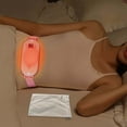 thumbnail image 1 of Dvkptbk Heating Pads Portable Heating Pad Heating Pad for Back Pain with 3 Heat and 3 Vibration Massage Modes Portable Fast Heating Wrap Belt for Women Home Appliances, 1 of 9