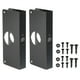 thumbnail image 1 of Placa de refuerzo para puerta Uxcell para puerta de 1-3/8" de grosor y cerradura de pomo de tamaño 4-1/2" 1-3/8"; 9" negra, 1 of 6