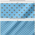thumbnail image 2 of Soimoi Cotton Poplin Fabric Elephant Face Animal Print Fabric by Yard 42 Inch Wide, 2 of 7