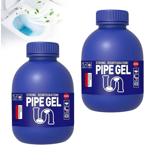 Professional-Grade Drain Cleaner, Powerful Sink & Shower Clog Remover, Safe for All Pipe Materials, Ideal for Kitchen Sink, Tub & Bathroom Drains(LR 2PCS)