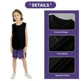 thumbnail image 3 of 6 Pack Boys Youth Kids Mesh Athletic Quick Dry Tank Top Sleeveless T Shirts Moisture Wicking (Age 4-18), 3 of 7