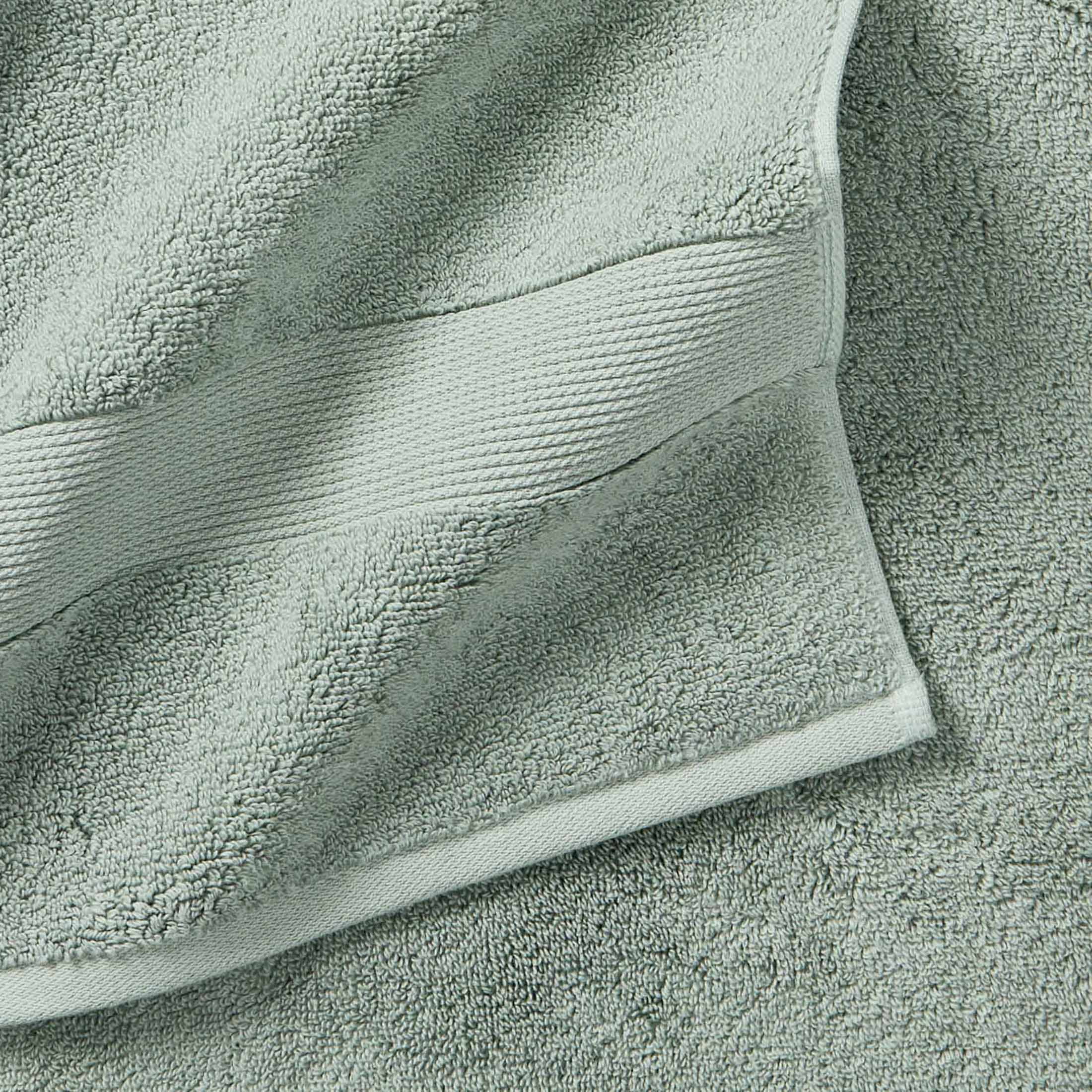 Better Homes & Gardens Signature Soft Solid Cotton 6 Piece Bath Towel Set,Green River