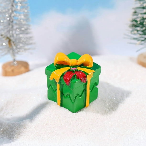 Accesorios para Cajas de Regalo Navideñas | Kit de Adornos Navideños Diy | Incluye Pegamento En Crema | Piezas de Decoración Navideña para Manualidades | Suministros de Decoración Navideña para Proye