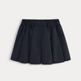 thumbnail image 3 of ZQUUVOU Kids School Uniform Skirt Solid Color Pleated A Line Short Lining Elastic Waist Mini Skirts for Girls Navy, 3 of 6