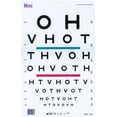 thumbnail image 1 of HOTV Chart with Red Green Bar Visual Acuity Test 6m / 20ft, 1 of 6