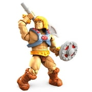 Mega Construx Building Set Heroes Action Figure Characters He-Man Vs. Beat Man, 44 Pieces