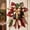 Gift Box, variant on Festive Quilted Christmas Door Hanging DIY Sewing Kit, Christmas Quilted Bow DIY Kit with Fabric, Batting, Thread, Templates & Instructions, Patchwork Decor Kit for Door Wall Display(Santa Claus)