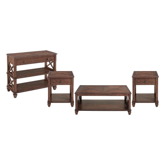 Alaterre Furniture Stockbridge 4-Piece Table Set